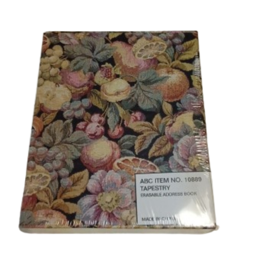 NWT ABC erasable address book With A Fruit‎ Design